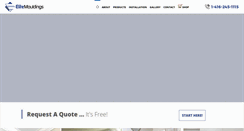 Desktop Screenshot of elitemouldings.com