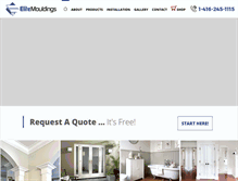 Tablet Screenshot of elitemouldings.com